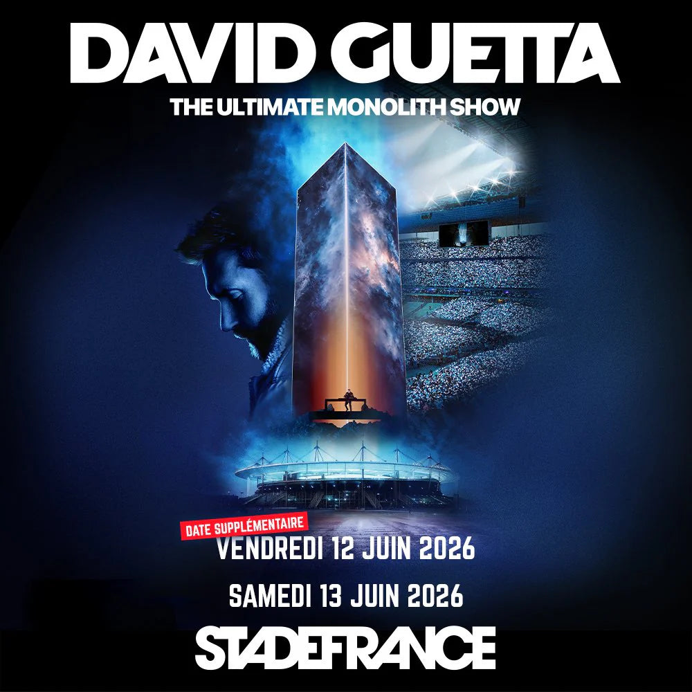 Billet David Guetta Stade De France Pelouse  - 12 Juin